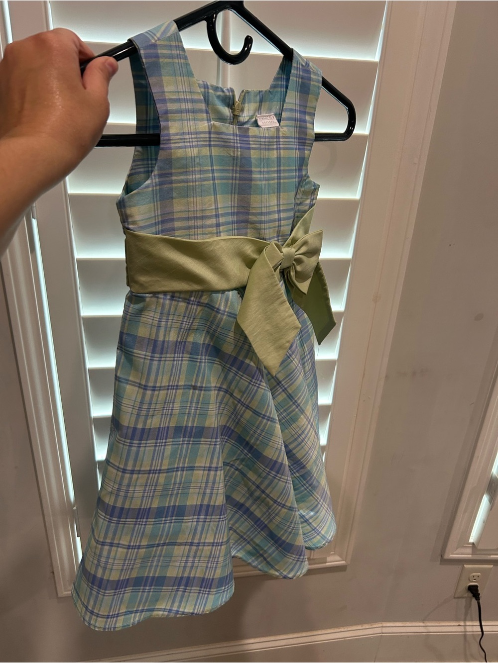 Toddler Girl's Plaid Dress - 5T - Sunday Best